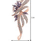 Alilang Women's Vintage Shine Crystal Rhinestones Flower Bouquet Brooch Pins Breastpin for Wedding Banquet