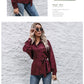 Tie With Love Button Down Elegant Dropped Sleeve Blouse