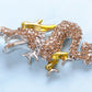 Topaz Encrusted Flying Asian Dragon Hook Key Chain