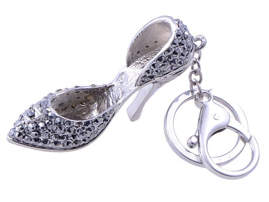 Lady's High Heel Shoe Women Bag Refinement Keychain