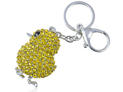 Canary Yellow Chicken Chick Peep Bird Easter Key Chain