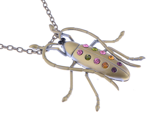 Ton Beetle Bug Necklace Pendant