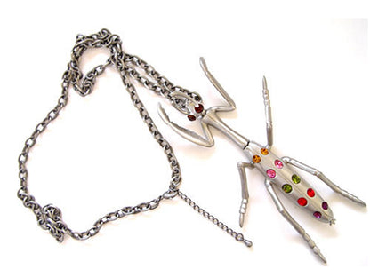 Stainless Steel Butterfly Earring Set Necklace Pendant