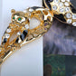Paint Spot Panther Leopard Cat Earring Necklace Set