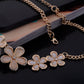 Flower Chain Shell Petal Necklace
