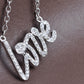 Love Letter Word Pendant Necklace