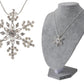 Colored Snowlake Winter Chain Necklace Pendant