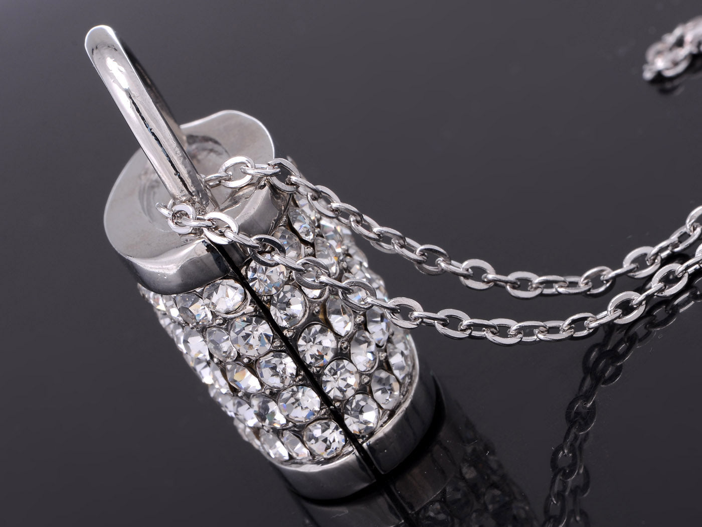 Big Lock Jewelry Design Pendant Necklace