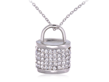 Big Lock Jewelry Design Pendant Necklace