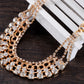 Diamond D Chain Style Necklace With Locking Clasp