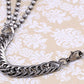 Diamond D Chain Style Necklace With Locking Clasp