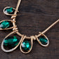 Oval Emerald Gemss Classic Necklace