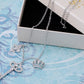 Ice Key Crown Chain Links Fleur De Lis Combination Charm Necklace Pendant