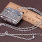 Heavy Bling Ice Out Finished Camera Jewelry Pendant Necklace