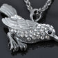 Shine Sparrow Happy Bird Pendant Necklace
