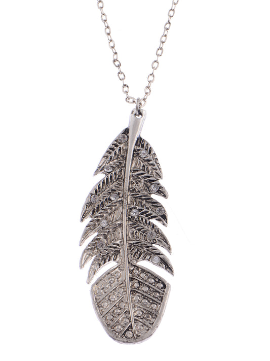 Native Indians Tribal Feather Pendant Necklace