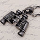 Binoculars Accent Design Pendant Necklace