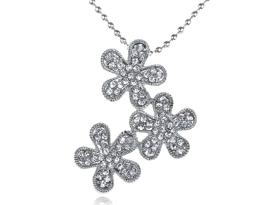 Adorable Lucky Charms Flower Pendant Necklace