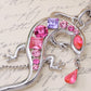 Rose Elements Lizard Necklace Pendant