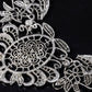 Antique Intricate Detail Floral Flower Pendant Necklace