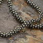 Vintage Gold Black Eye Snake Serpent Wrap Necklace