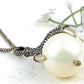 Antique Animal Claw Grasping Pearl Pendant Necklace