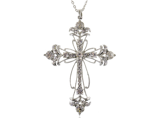 Shinning Cross Necklace Pendant