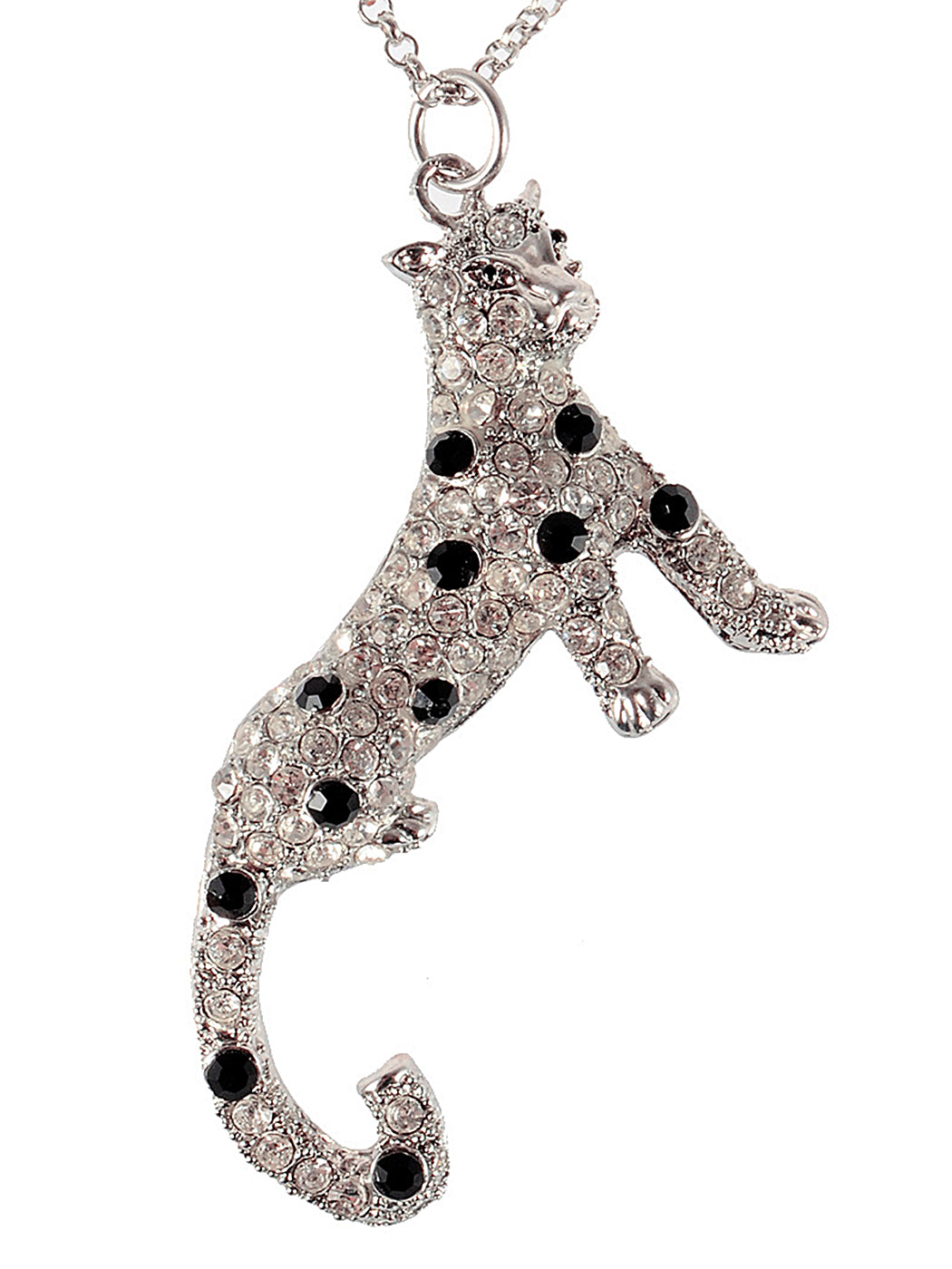 And Jet Leopard Necklace Pendant