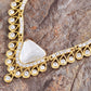 Heart Teardrop Elements Sparkle Royal Necklace