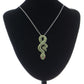 Green Snake White Red Accents Day In Jungle Beauty Champ Necklace