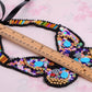 Tribal And Ethnic Colorful Beads Butterfly Statement Necklace