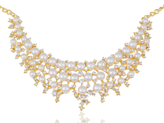 Royal Pearl Collar Necklace