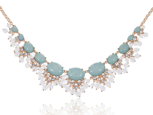 Light Turquoise Statement Necklace