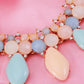 Accented Multi Color Bead Necklace
