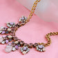 D Amethyst Purple Bead Necklace