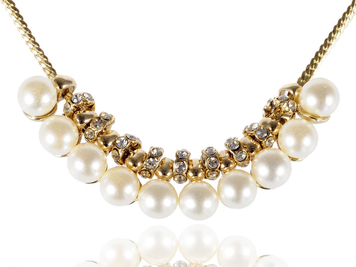Pearl Classic Art Deco Bib Necklace