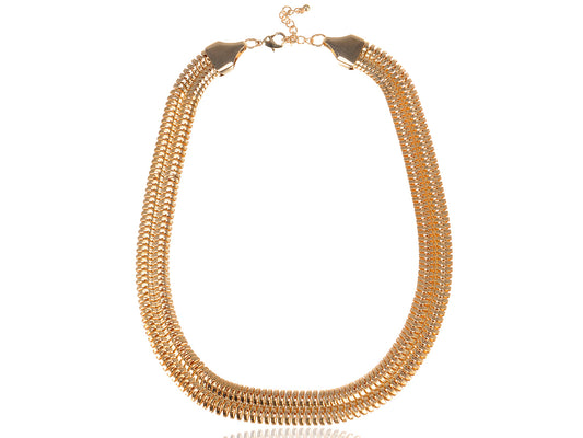 Multi Layer Urban Venetian Statement Chain Necklace