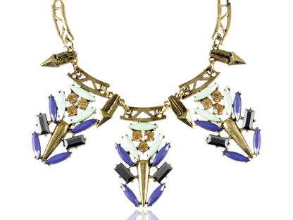 Contemporary Multicoloured Pendant Necklace