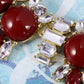 Red Embellished Necklace