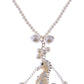 Beige Pearl Seahorse Pendant Necklace