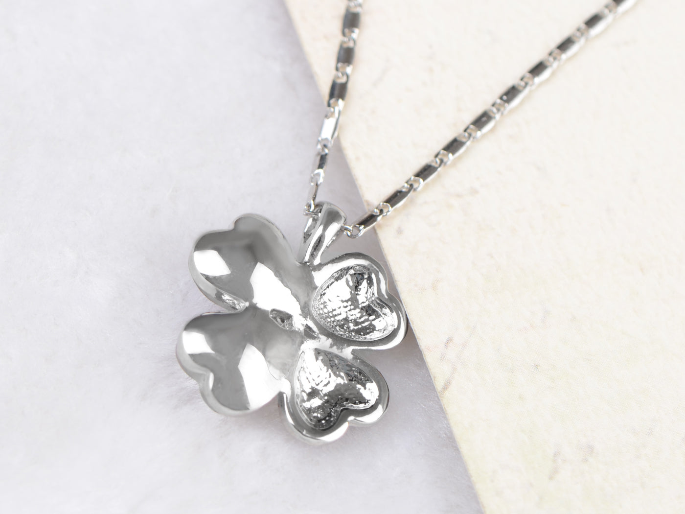 Lucky Irish Four Leaf Heart Necklace