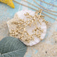 Boho Vintage Minimalistic Coral Branches Marine Pendant Beach Necklace Gift