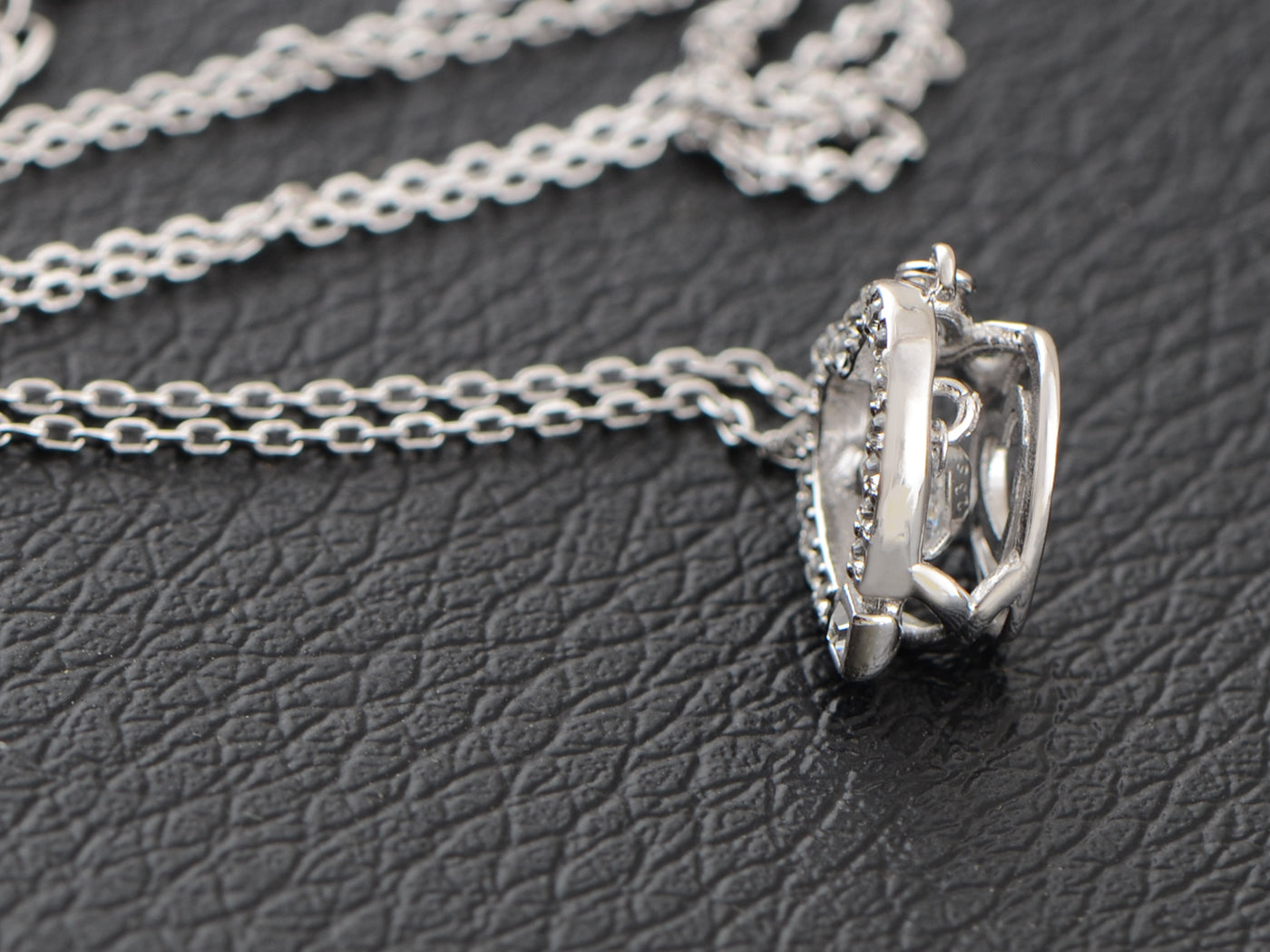 Silver 925 Chain Elements Heart Love Pendant Necklace