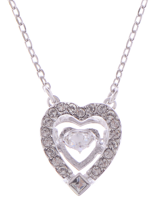 Silver 925 Chain Elements Heart Love Pendant Necklace