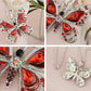 Alilang Animal Cute Empress Monarch Winged Butterfly Crystal Rhinestone Pendant Necklace
