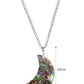 Alilang Crescent Moon Pendant Necklace Natural Abalone Shell Necklaces Jewelry for Women