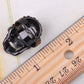 Mesmerizing Black Gun Plated Skull Head Ring