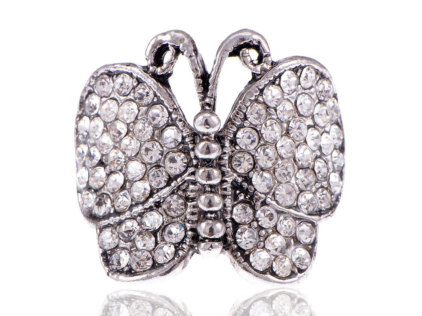 Silver Butterfly Ring