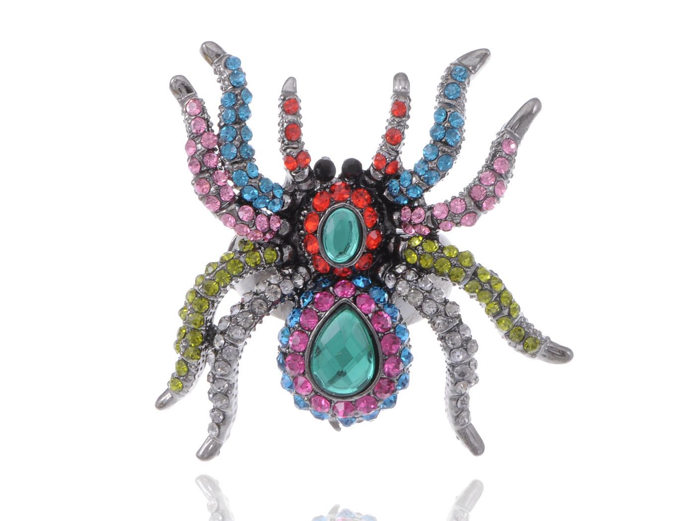 Colorful Spider Tarantula Bug Ring