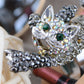 Exquisite Animal Little Tiger Cat Kitty Ring Birthday Gifts For Girls